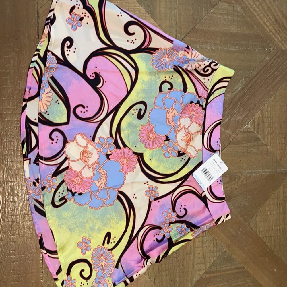 Floral free people skirt